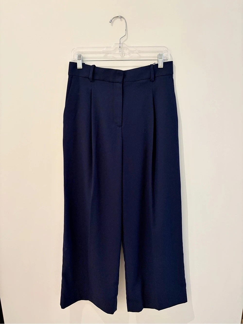 Ann Taylor Wide Leg Pants - Navy Blue